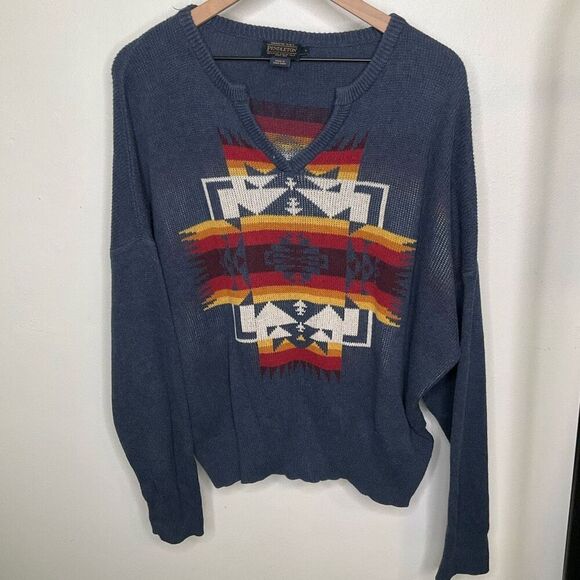 Pendleton Notch Collar Sweater - Picture 1 of 7